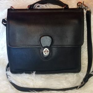 HOST PICK Coach Vintage NYC Leather Messenger Bag